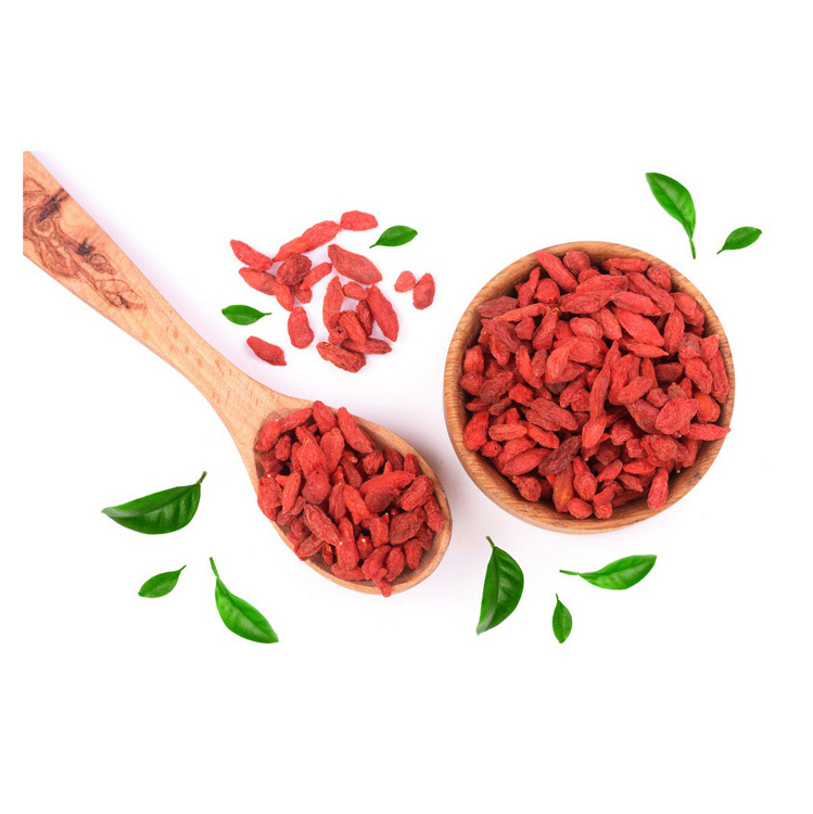 Dried red Goji Berries healthy food organic plant Dried fruit wolfberry