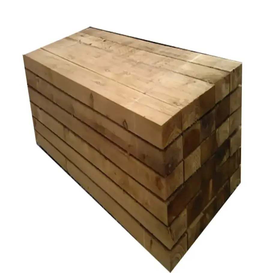 Railway Sleepers Used for Railroad Wood Railway Sleepers Wooden