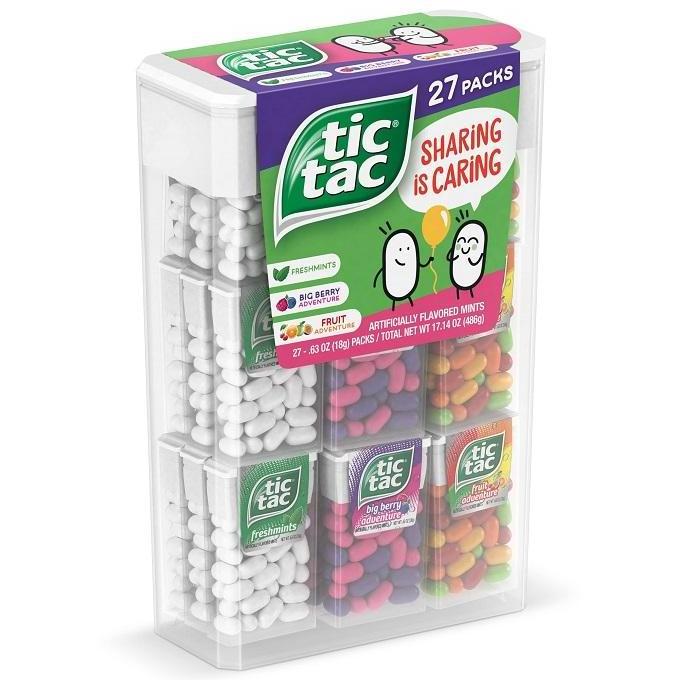 Tic Tac Mints Orange Flavored Mints  3.4 ounces 200 Count(package may vary / Tic Tac Freshmints 200Count 3.4 oz. Bottle Pack