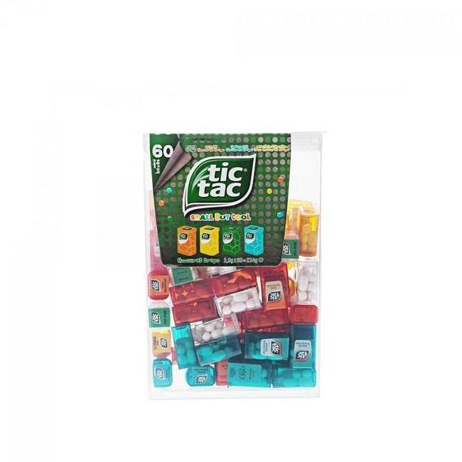 Tic Tac Orange Flavored Mints On-The-Go Refreshment Easter Basket Stuffers 1 oz Single Pack / Tic Tac Freshmints 200Count 3.4 oz