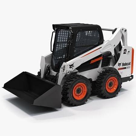 Used powerful performance Bobcat S160 small skid steer loader with shovel bucket for sale