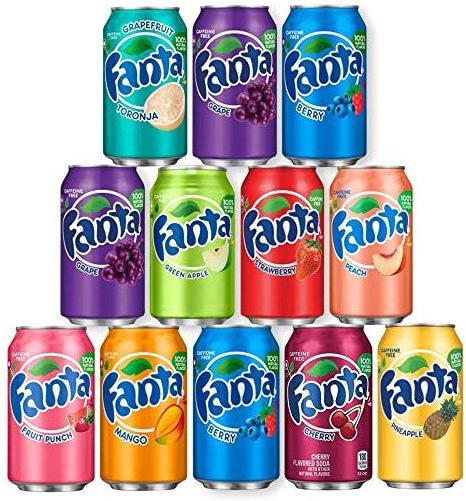 Fanta, Fanta Exotic 330ml / Fanta Soft Drink (Slim)