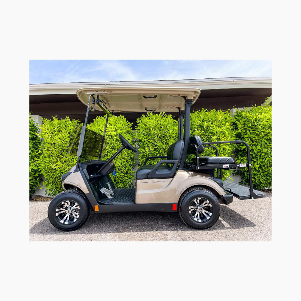 Luxury Zone Electric Golf Cart 4 Seater Street Legal LED Lights Golf Buggy Electric with Lift Seat Sightseeing Car