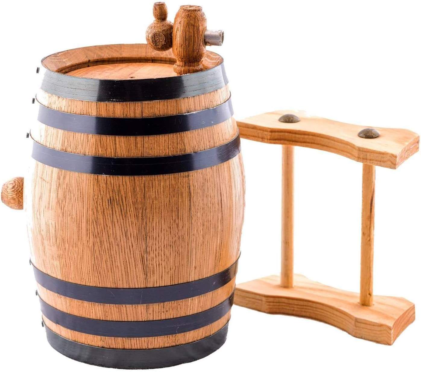 Hot selling Cheap red wooden oak barrel 1.5L wine barrel furniture oak wine barrels for sale