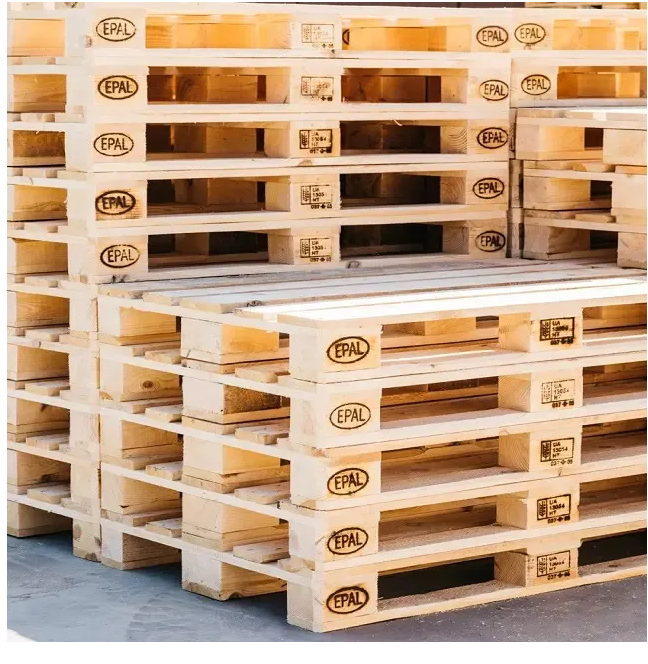 Low Price Double Faced High Grade Wooden Pallet with Four Way Style