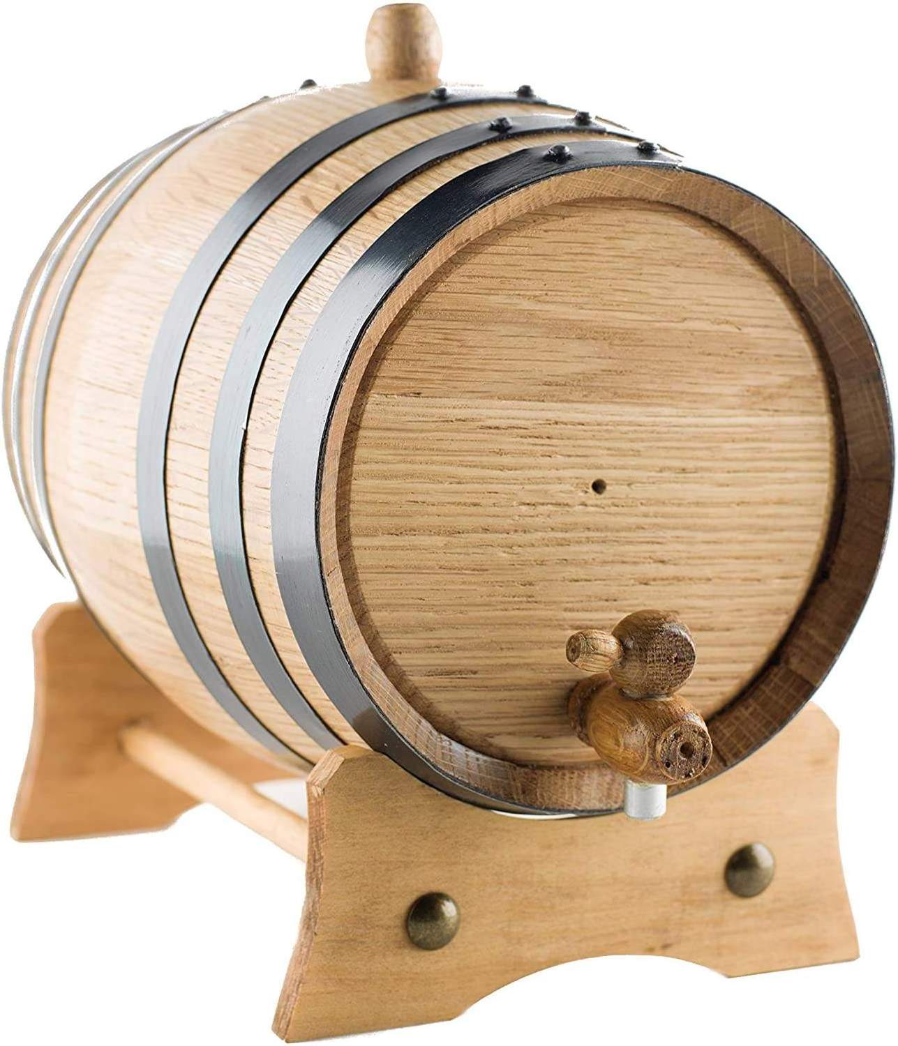 Hot selling Cheap red wooden oak barrel 1.5L wine barrel furniture oak wine barrels for sale