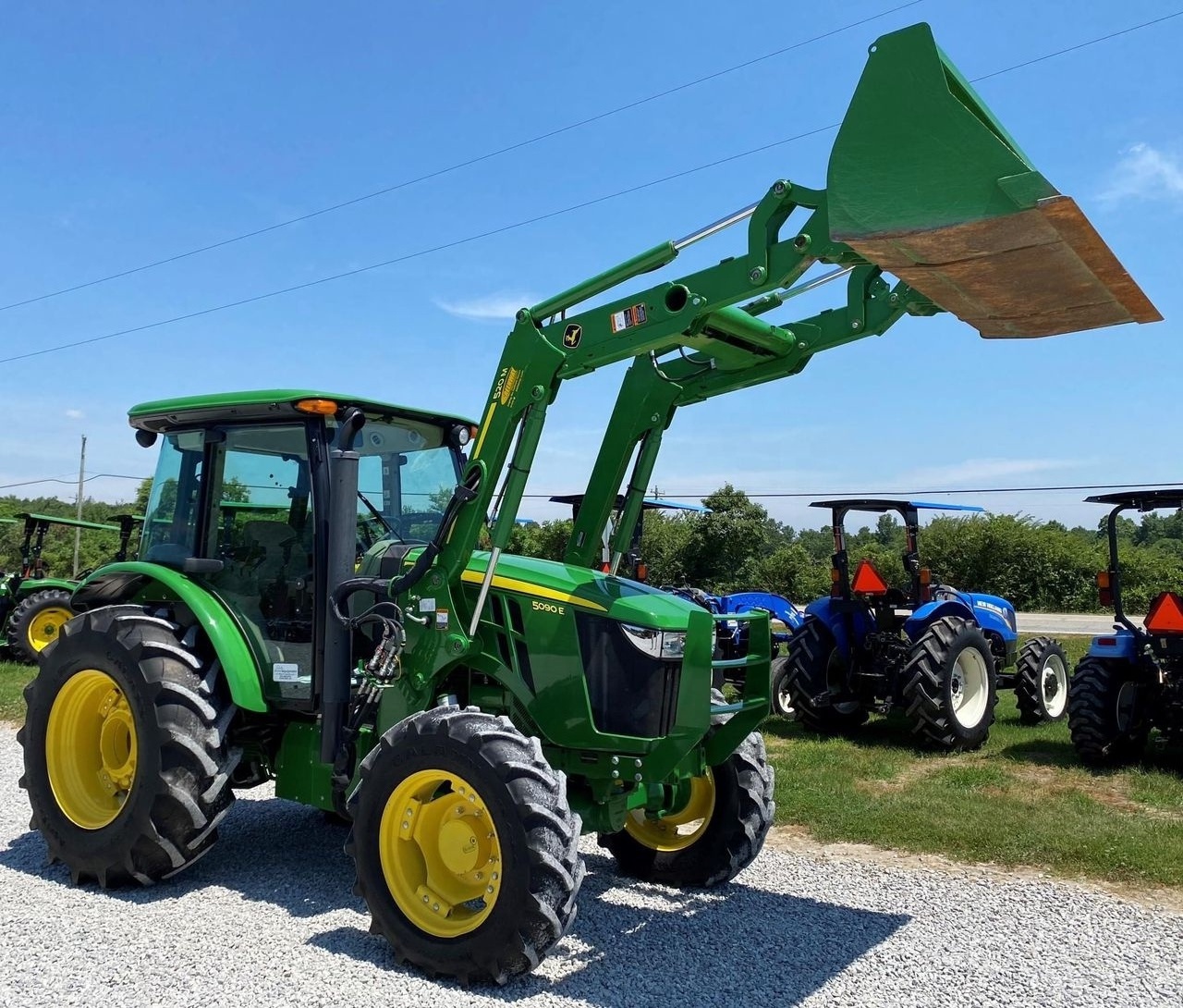 2023 John Deee And 5090 5310 Used Tractor 90HP 4W Farm Tractor 4wd Diesel Powered  Used 2019 John Dee 5090E 4WD Tractor For Sale