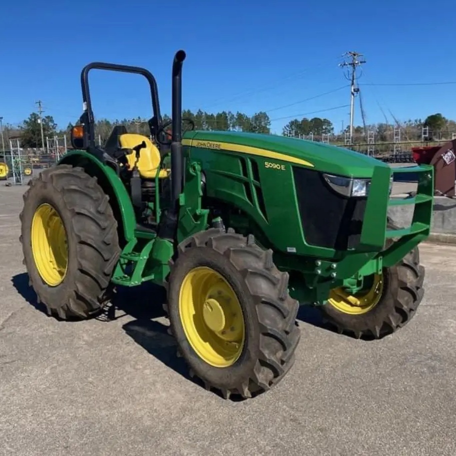 2023 John Deee And 5090 5310 Used Tractor 90HP 4W Farm Tractor 4wd Diesel Powered  Used 2019 John Dee 5090E 4WD Tractor For Sale