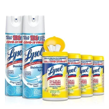 Exporter Premium Quality 12 Can Professional Lysol Surface Eliminates Odors and Prevents Growth of Mold and Mildew