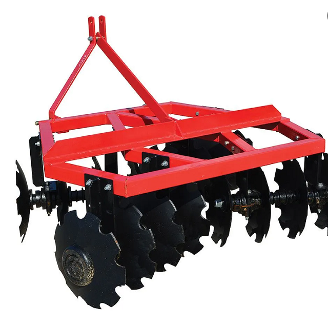 Tractor plough 4ft spring 28/16/25 trailing 50/90hp tractor six dish import disc harrow plough for homemade atv