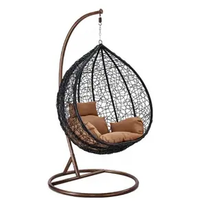 Manufacture swing chair out door indoor in modern style Canopy Customized folding swing chair for relaxing