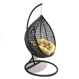 Hot Selling Outdoor Furniture Patio Swing Acrylic Golden Frame Transparent Indoor Hanging Moon Chairs Swings Egg Swing Chair