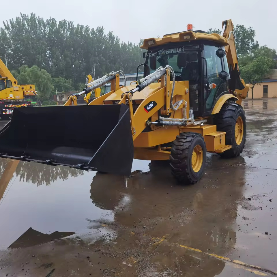 used 420E Caterpillar 420F 420E backhoe loader for sale cheap used CAT 420 backhoe at low price