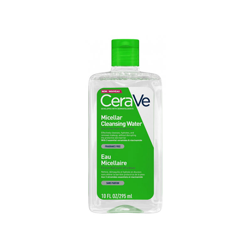 CeraVes Micellar Water | New & Improved Formula | Hydrating Facial Cleanser & Eye Makeup Remover