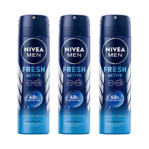 Buy Nivea Deodorant Spray Invisible Black & White for Men / NIVEA Fresh natural deodorant spray 150ml at low prices.