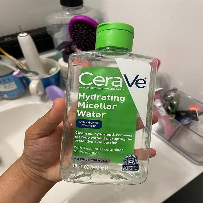 CeraVes Micellar Water | New & Improved Formula | Hydrating Facial Cleanser & Eye Makeup Remover