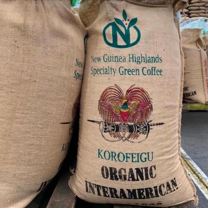 Speciality Green Robusta Green Coffee Beans Sc18-0% , Sc16-0% InterAmerican Export Quality/ New Guinea Highlands Green Coffee