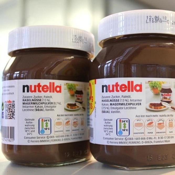 Buy/Order Top Nutella Chocolate Paste 1Kg, 3Kg  Imported GLASS Package