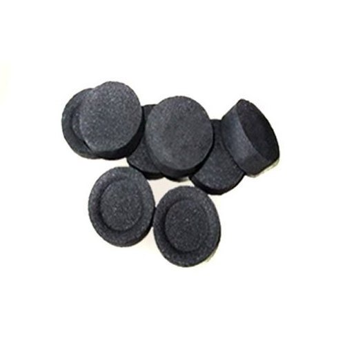 Hot Sales  Quick Burning 33mm 80 Piece Colorful Fruit Wood Shisha Bakhoor Flavor Round Charcoal