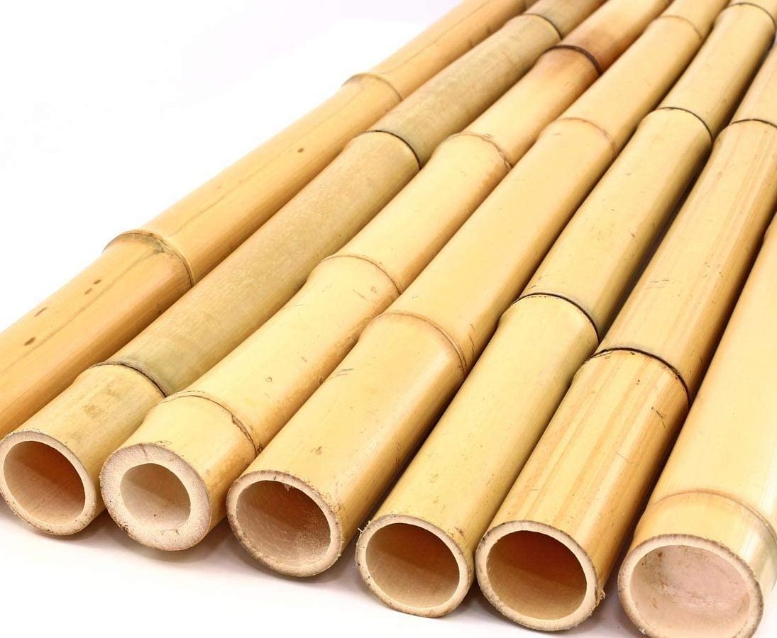 High Quality Wholesale Raw Bamboo Pole Cane Agriculture Supporting Pole For Garden