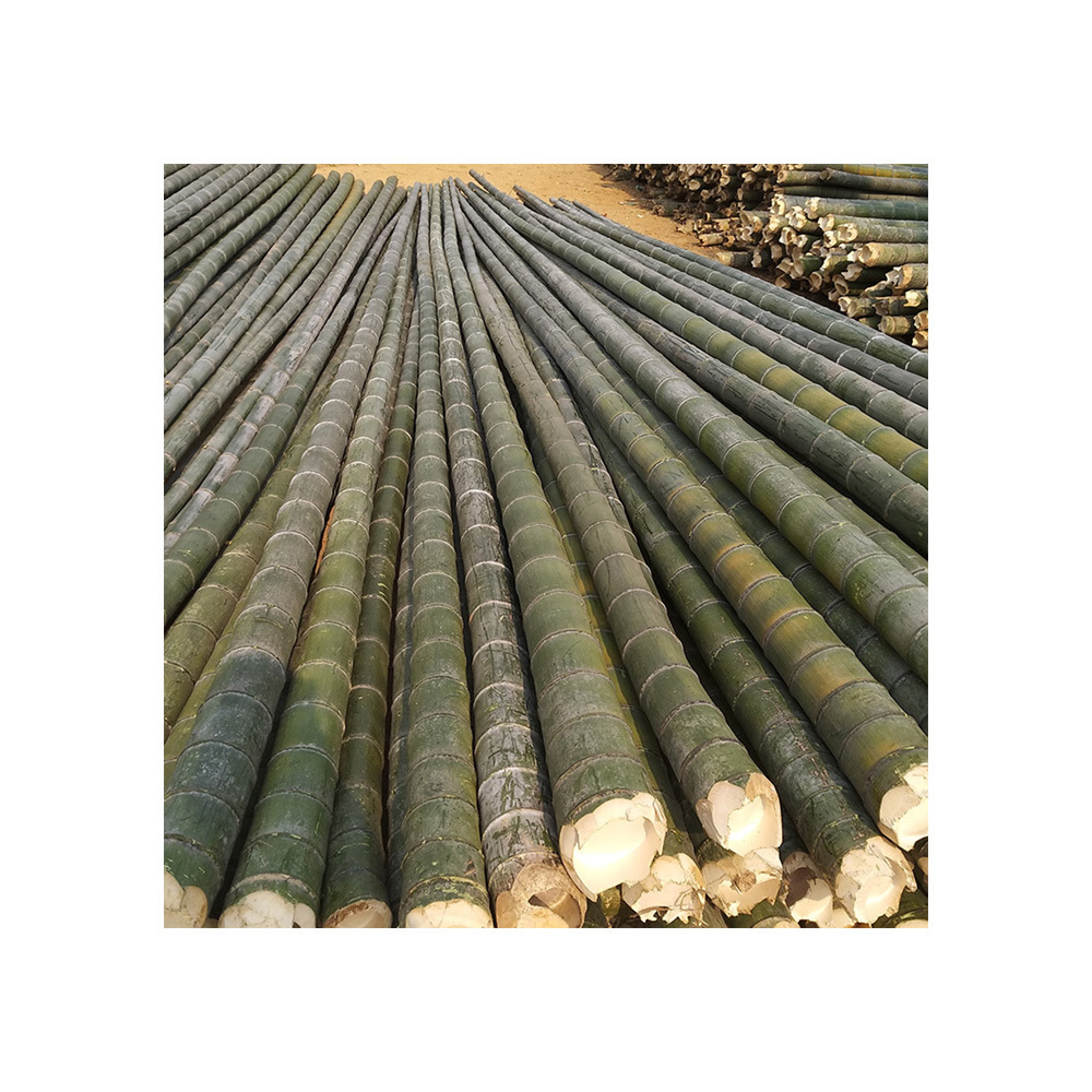 High Quality Wholesale Raw Bamboo Pole Cane Agriculture Supporting Pole For Garden