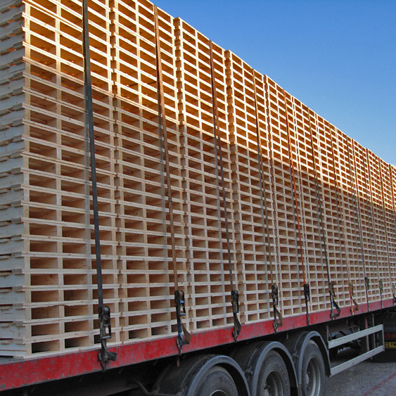 Factory Prices Hard Wood 4 way wooden EURO PALLET EUR/ EPAL PALLETS For sale