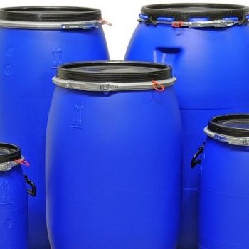 High quality Plastic Barrel ,Drum 200 Litre HDPE Open Top Blue Plastic Drum