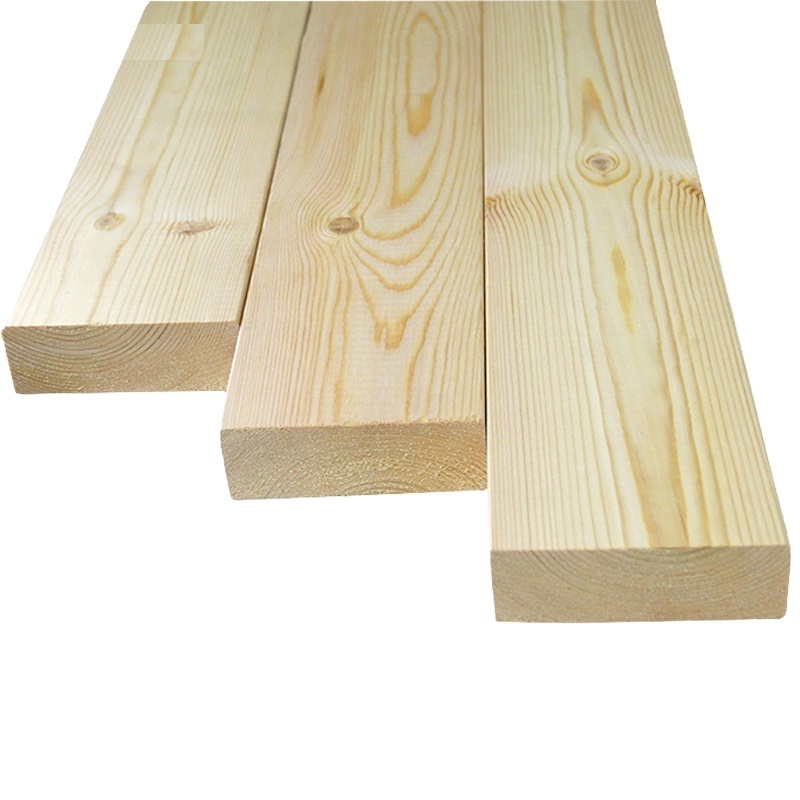 Stylish eco friendly lumber decorative anticorrosive rectangular smooth solid pine wood board