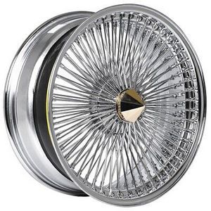 Alloy Gold Wire Wheels 100 Spoke\High quality gold / silver forged spoke chrome wire car wheels alloy rims