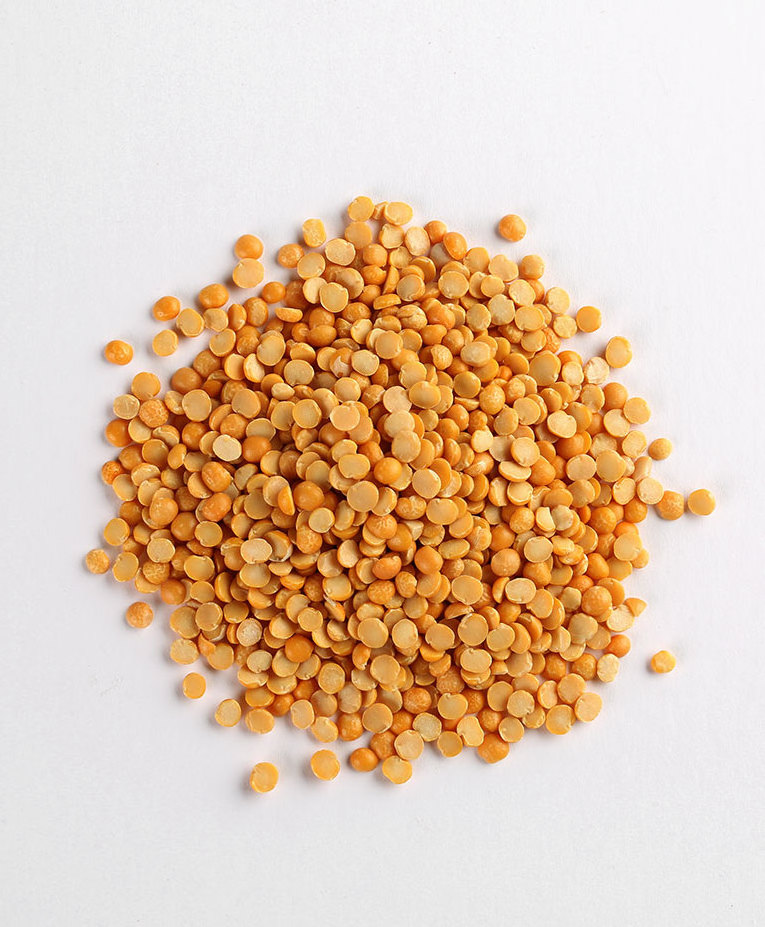 High quality organic shelled yellow peas