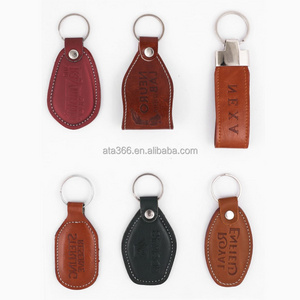 14 New Personalized Original Leather Motel Keychain LEATHER KEY RINGS WITH METAL LOGO AND CHROME RINGS AND LOOPS