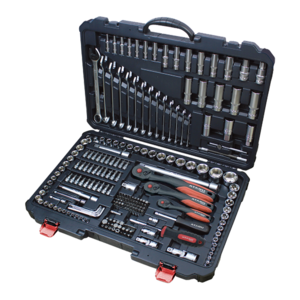 218 Pcs Ratchet Socket Set 1/2" 1/4" 3/8"  Wrench Toolbox Case Spanners Car Repair Mechanics