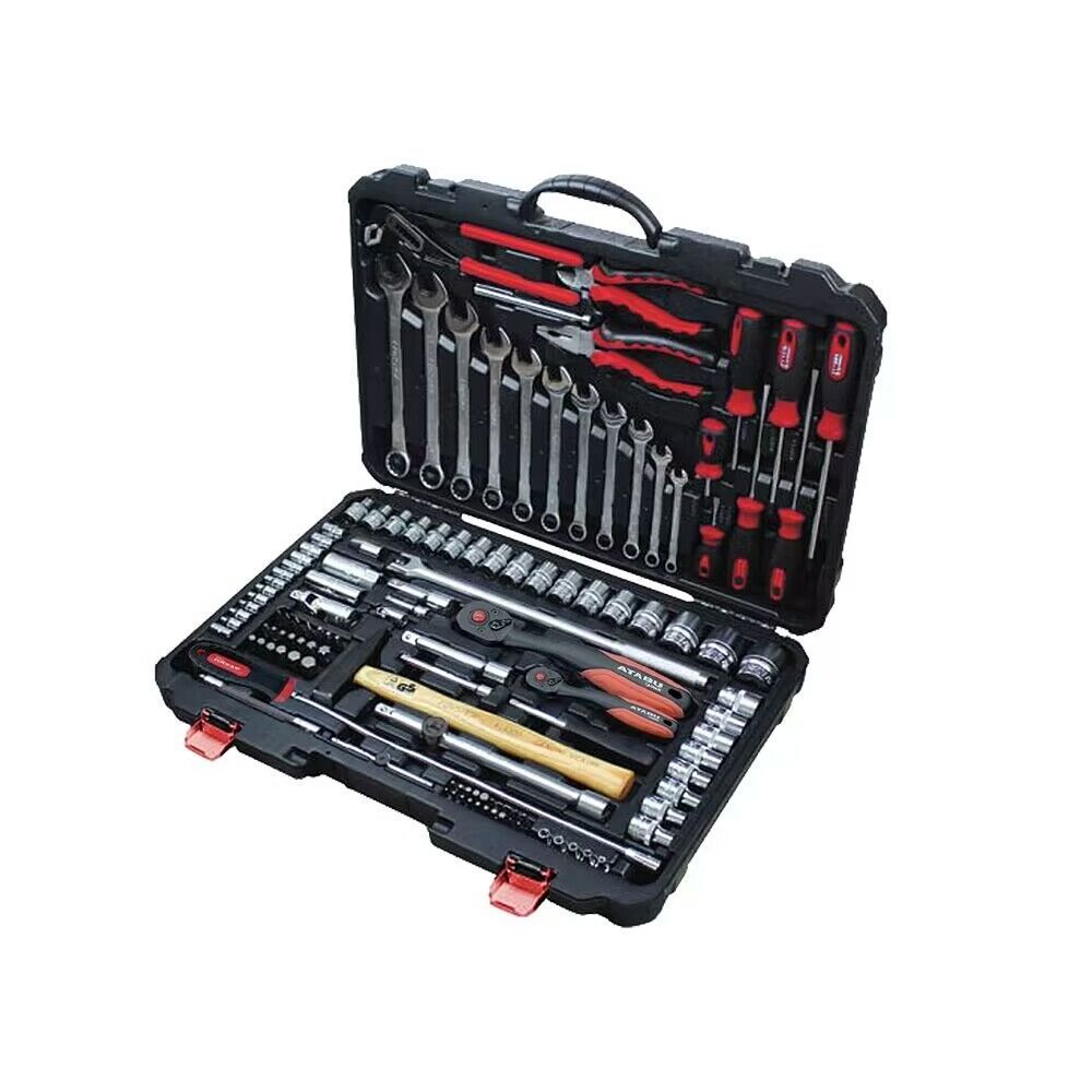 Hot Sale 124 PCS 1 2 Heavy Duty Socket Set OEM Multi Combination Tools for Portability