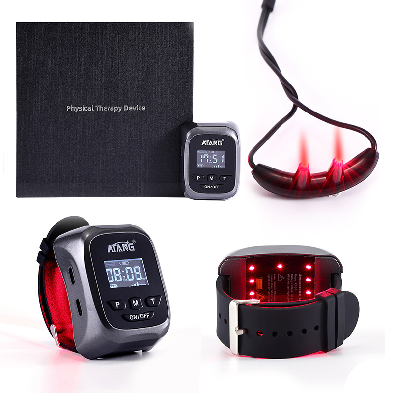 Physiotherapy equipment semiconductor laser treatment instrument 650nm electronic laser therapy watch