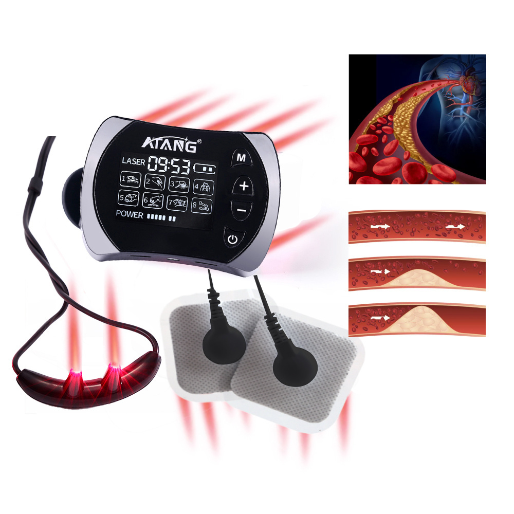 Physiotherapy 650nm diabetes semiconductor cold laser rhinitis therapy watch/laser therapeutic instrument