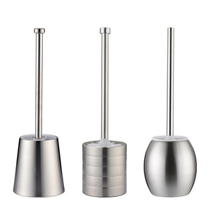 Wholesale Toilet Bowl Brush and Holder Stainless Steel Toilet Brush with Extended and Durable Handle