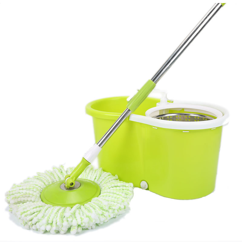 Wholesale 360 small mop bucket floor cleaning dry wet twist spin microfiber mop And Bucket Set