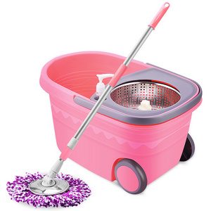 Ataru 360 Spinning Mop Wringer Bucket Floor Cleaning Luxury Spin Bucket and Mop Set