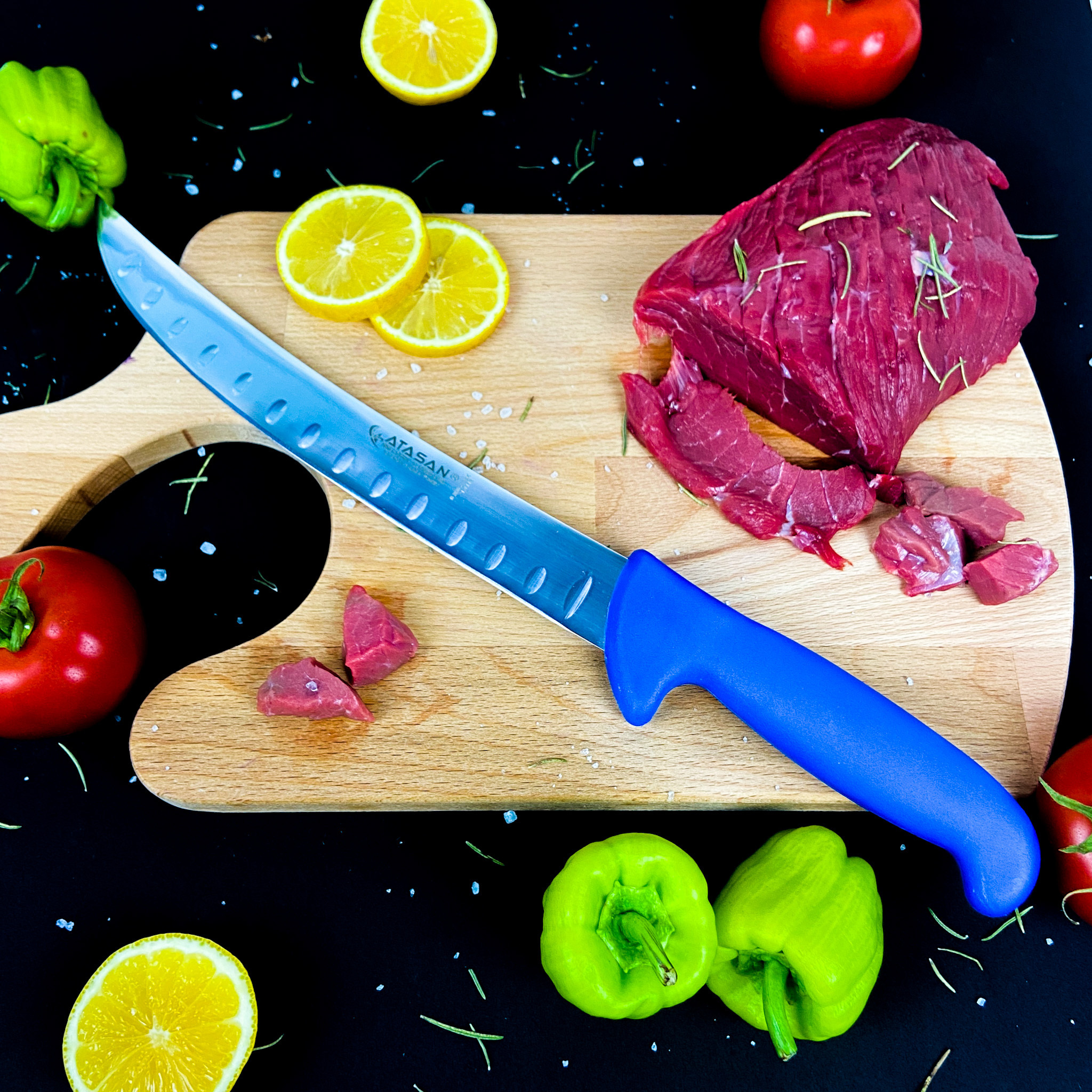 Best Steak Knife 39 cm Nusret Trimming Butcher Kitchen Knives High Quality Stainless Steel Best Price Knife 2023 new arrivals