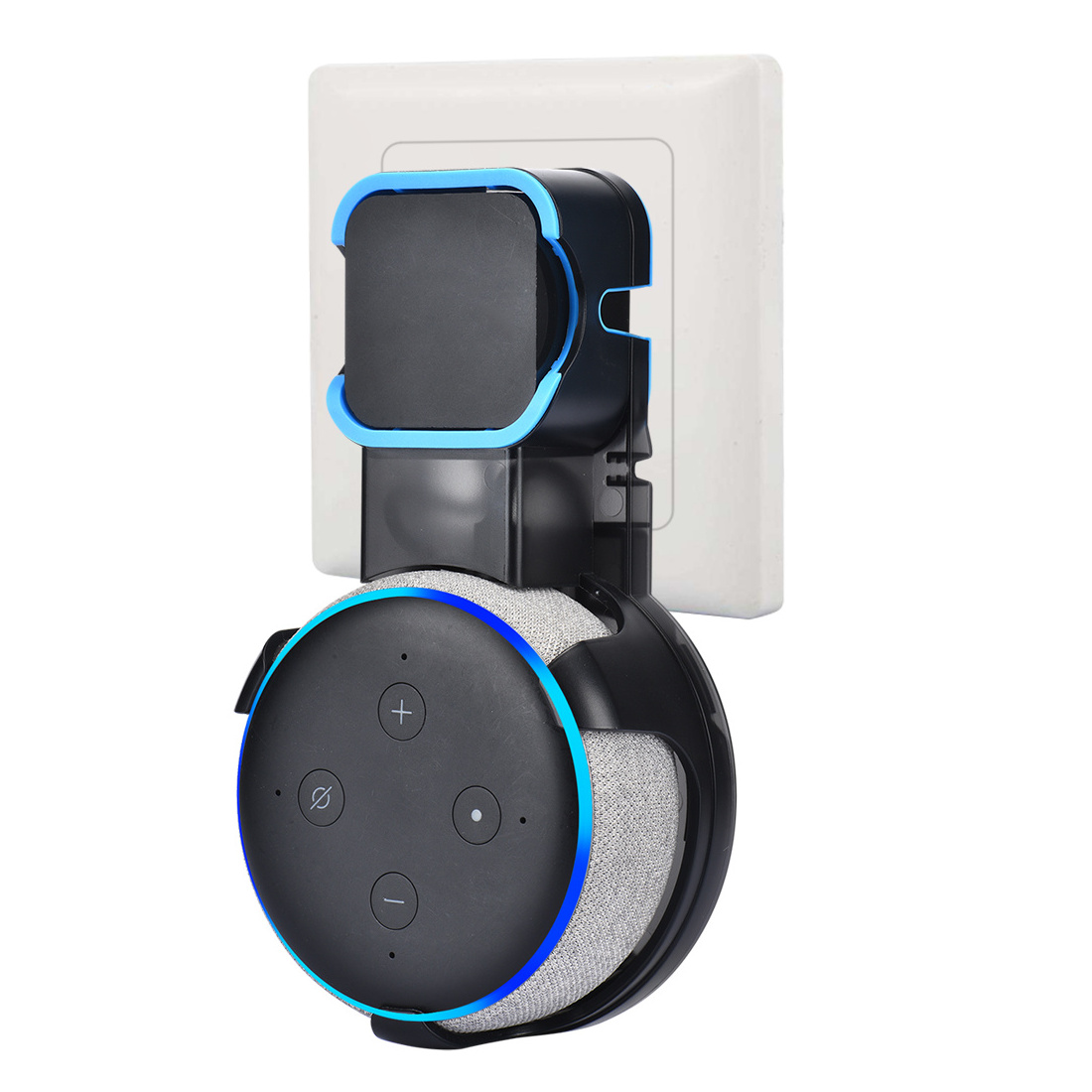 Wall Mount for Alexa Echo Dot hanger 3rd generation Compact Bracket Case Built-in Cable Management echo dot 3 wall holder