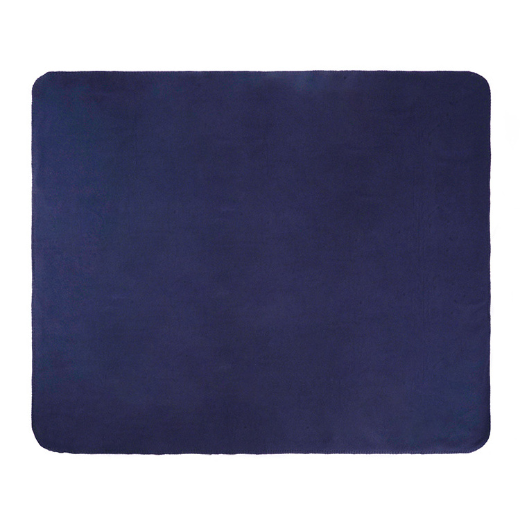 Aoyatex Promotional cheap 100% RPET recycle Solid Polar Fleece Blanket