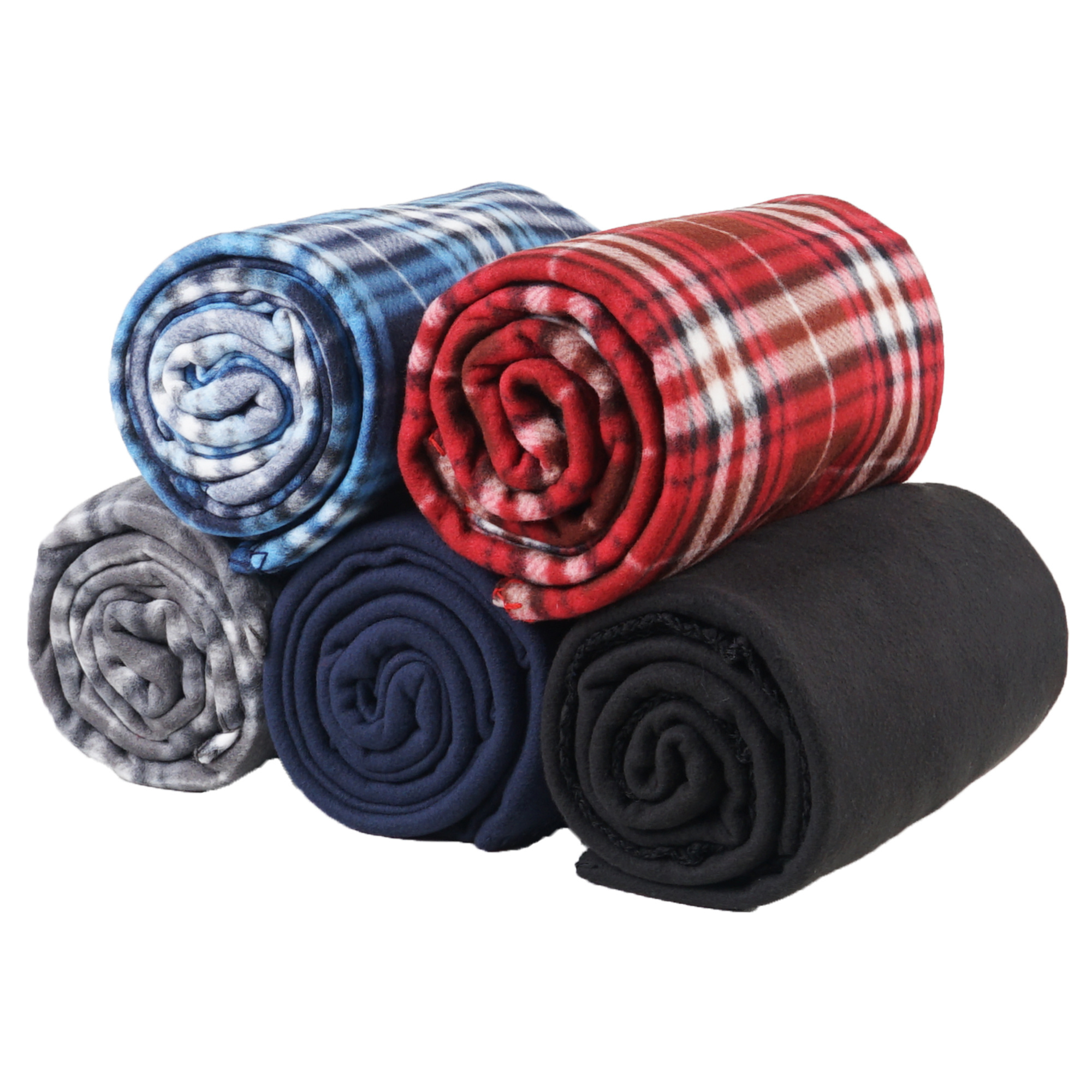 Aoyatex Promotional cheap 100% RPET recycle Solid Polar Fleece Blanket