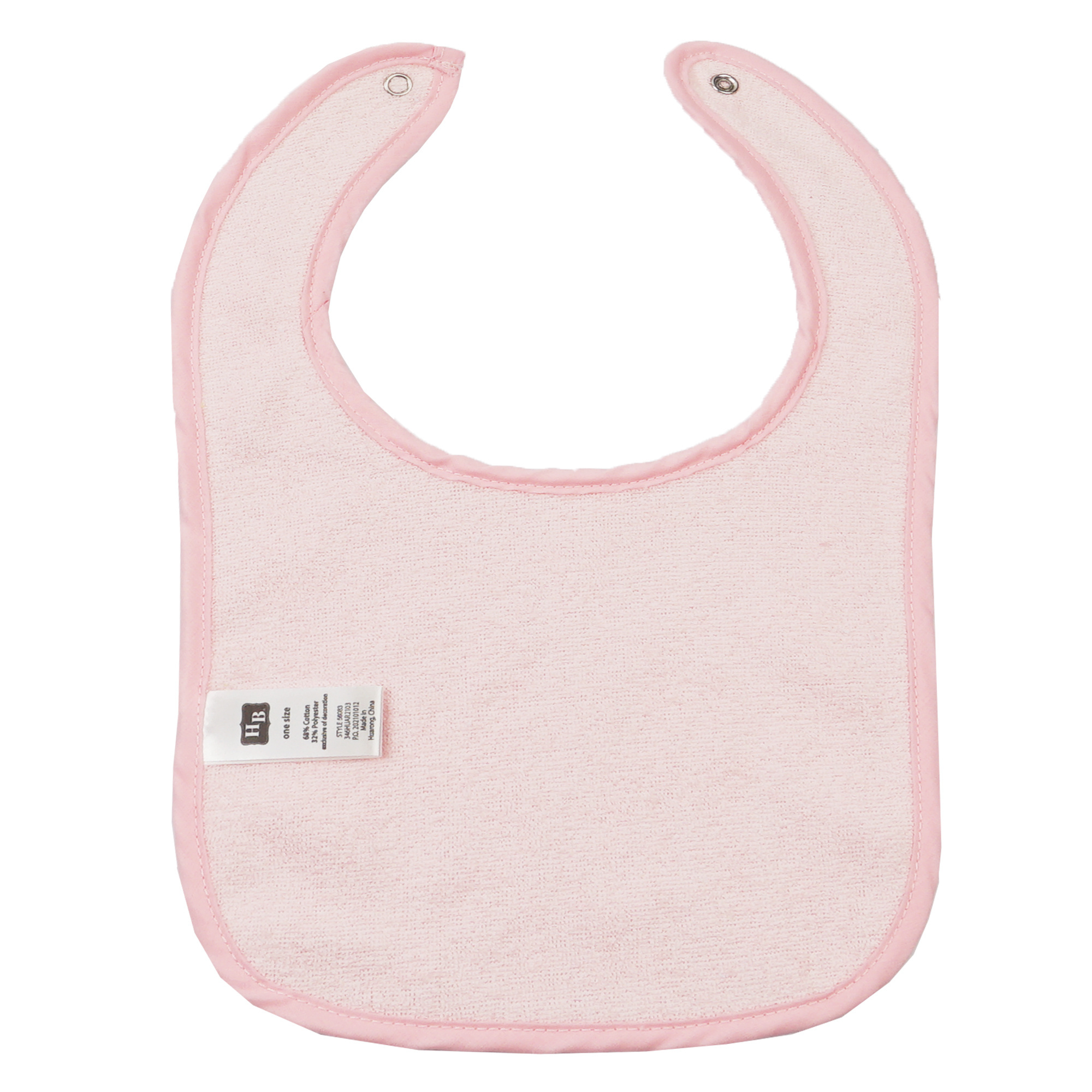 Wholesale Baby Terry Bibs 10pc Bib Set Absortant  Polybag OEM Service Printed TT 100% Cotton Stock Baby Bibs Silicone Button