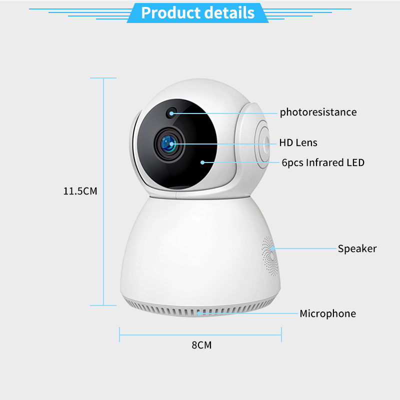 Camara WiFi IP Kamara Baby Monitor HD Wireless Shop Office Home Security Surveillance 1080P Wireless CCTV Video Camera System