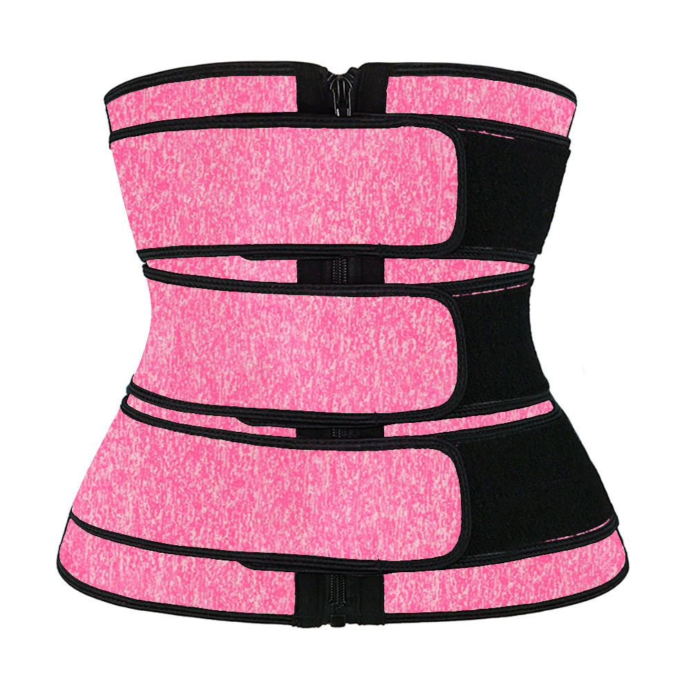 ATBUTY Adjustable Women Latex Zip Waist Trainer Belt Slimming