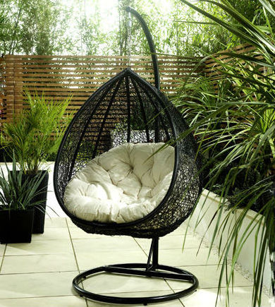 Poly wicker beautiful beach outdoor relax mini swing chair furniture hanging garden furniture swing rattan egg chair