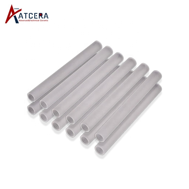 High temperature and corrosion resistance opaque quartz milky white glass tube sandblasting frosted quartz glass pipe