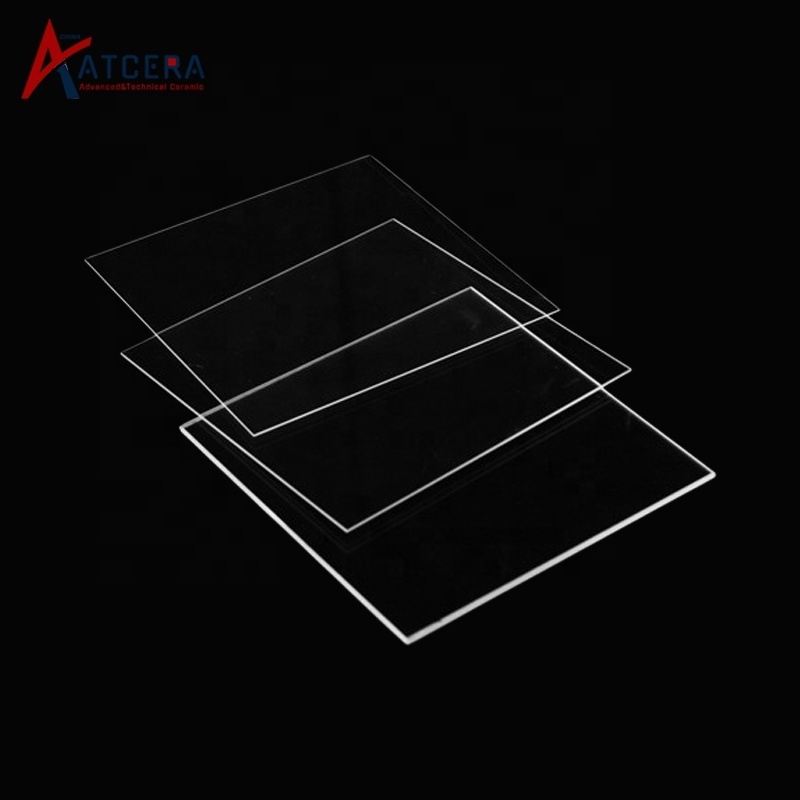 Electrical insulation customized high transmittance transparent UV quartz sheet fused silica glass for semiconductor