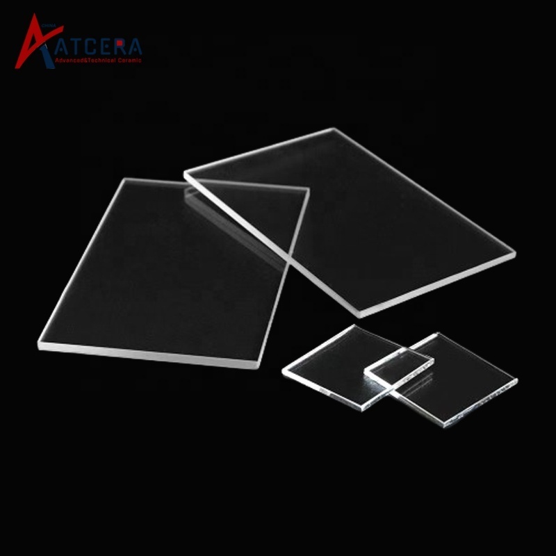 Electrical insulation customized high transmittance transparent UV quartz sheet fused silica glass for semiconductor