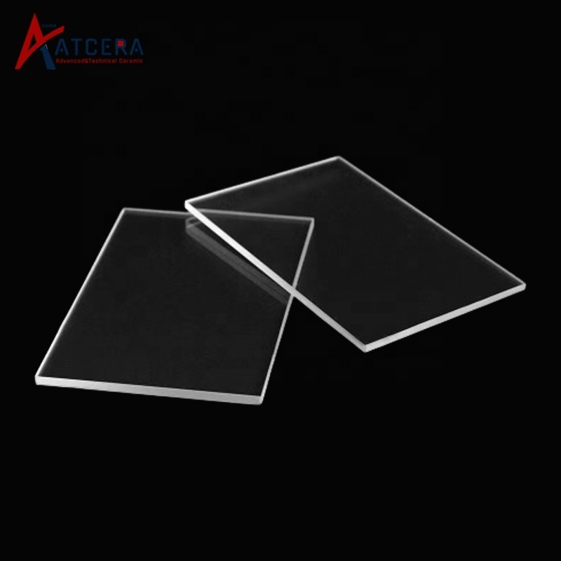 High UV Transmittance Crystalline Quartz DIN 7080/ DIN 8902 Standard Sight Glass  Windows Lens Quartz Optical Glass Sheet